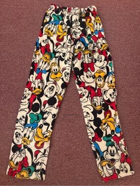 Disney Character Fleece Pajama Pants – Like New – Discontinued Print